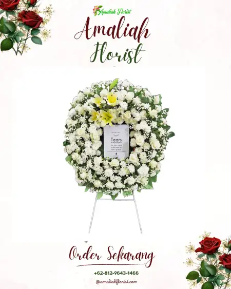 Krans Bunga Duka Bujung Sari Marga