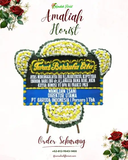 Papan Bunga Duka Bujung Sari Marga